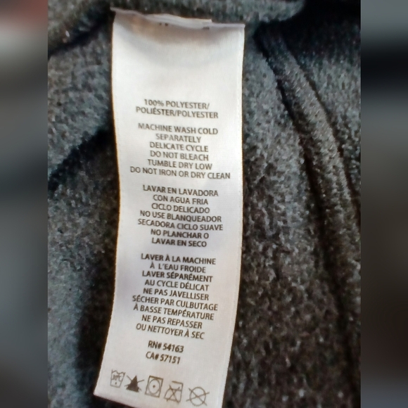 Calvin Klein Performance Dry women's XL black fleece jacket - Picture 8 of 8